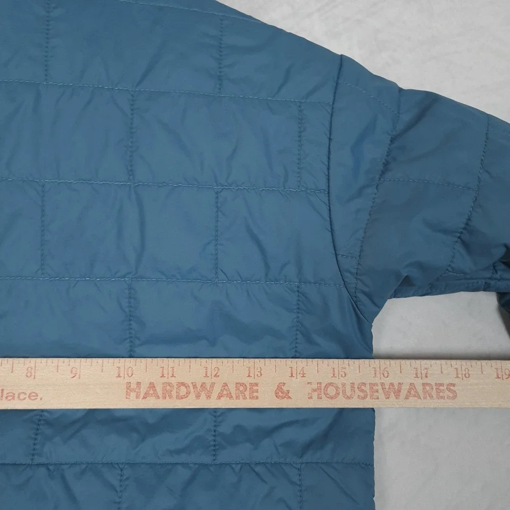 Patagonia Jacket Kids Small 7-8 Blue Nano Puff Brick Quilted PrimaLoft Insulated